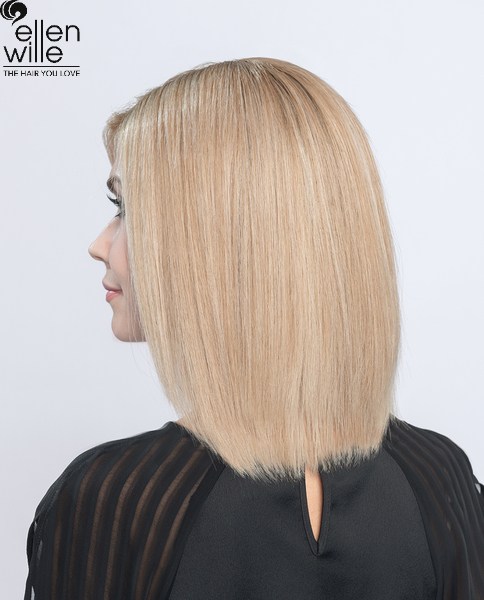 Peruca din par natural remy pentru femei, nedetectabila, monofilament model bob Yara - imagine 5